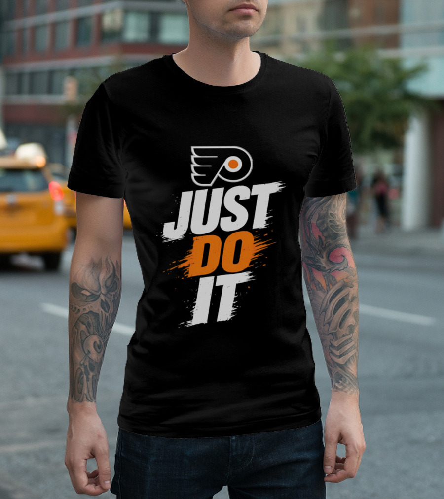 Philadelphia Flyers Just Do It NHL Team Spirit T-Shirt