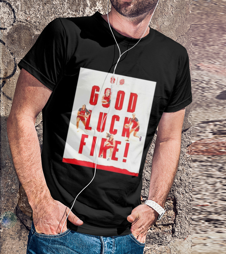 Portland Trail Blazers Good Luck Fire Basketball T-Shirt