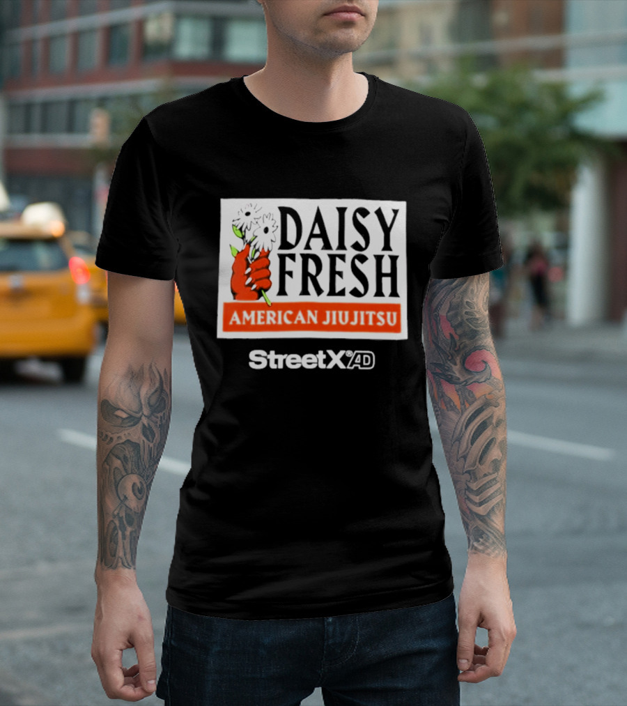 Daisy Fresh American Jiu Jitsu StreetxAD Collaboration T-Shirt