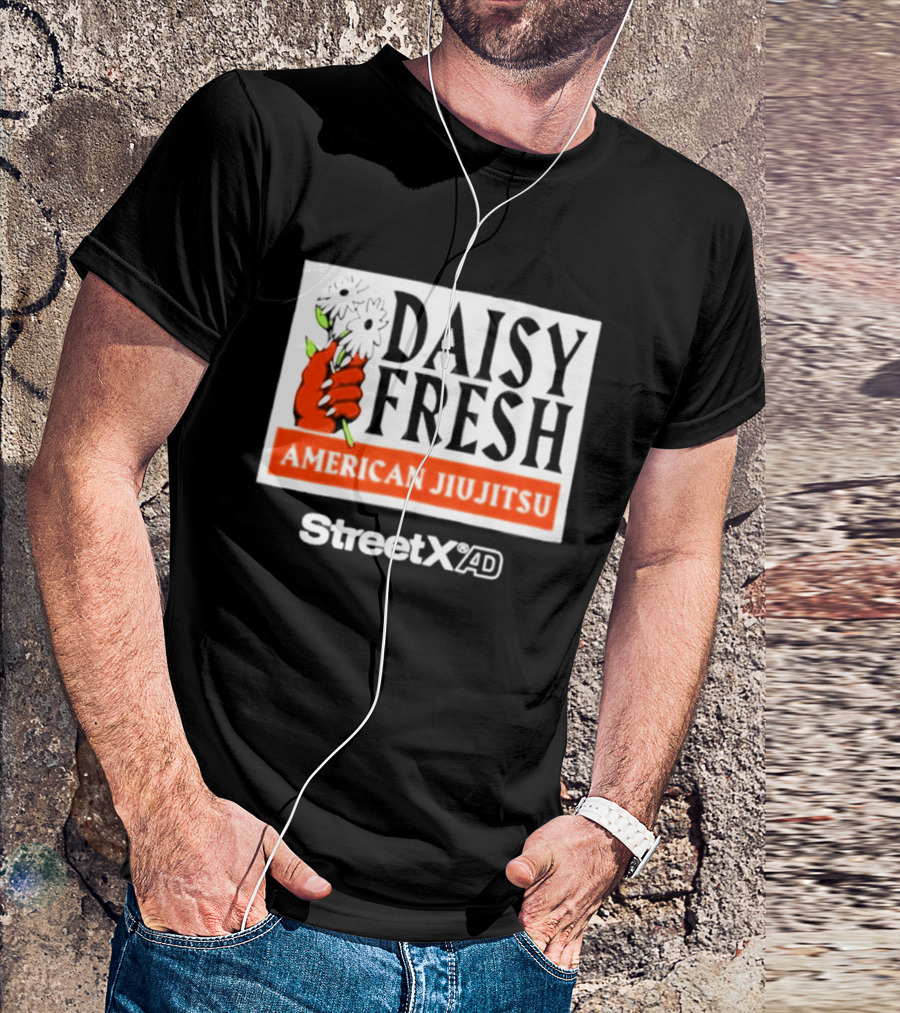 Daisy Fresh American Jiu Jitsu StreetxAD Collaboration T-Shirt