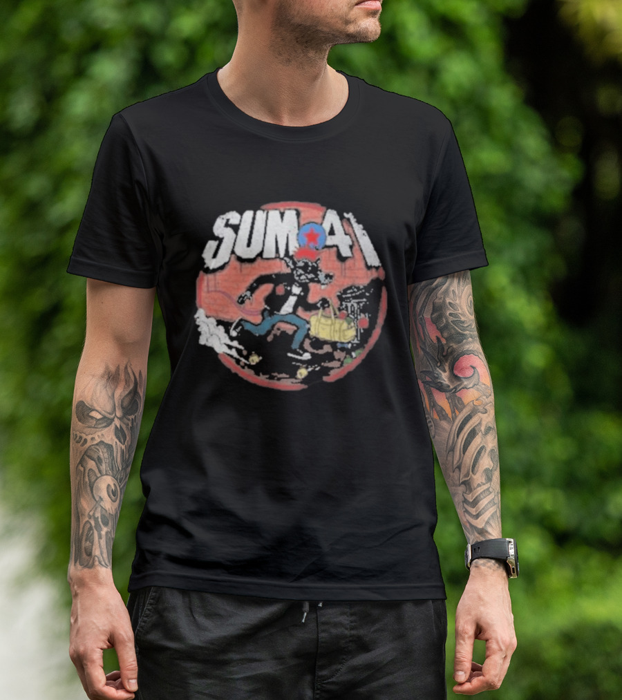 Sum 41 Rat Street Art Comic T-Shirt