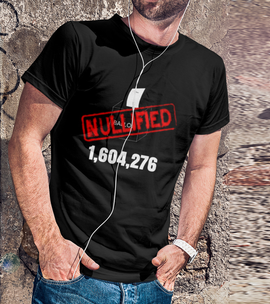 Virginia Ballot Box Nullified 1,604,276 Protest Redistricting T-Shirt