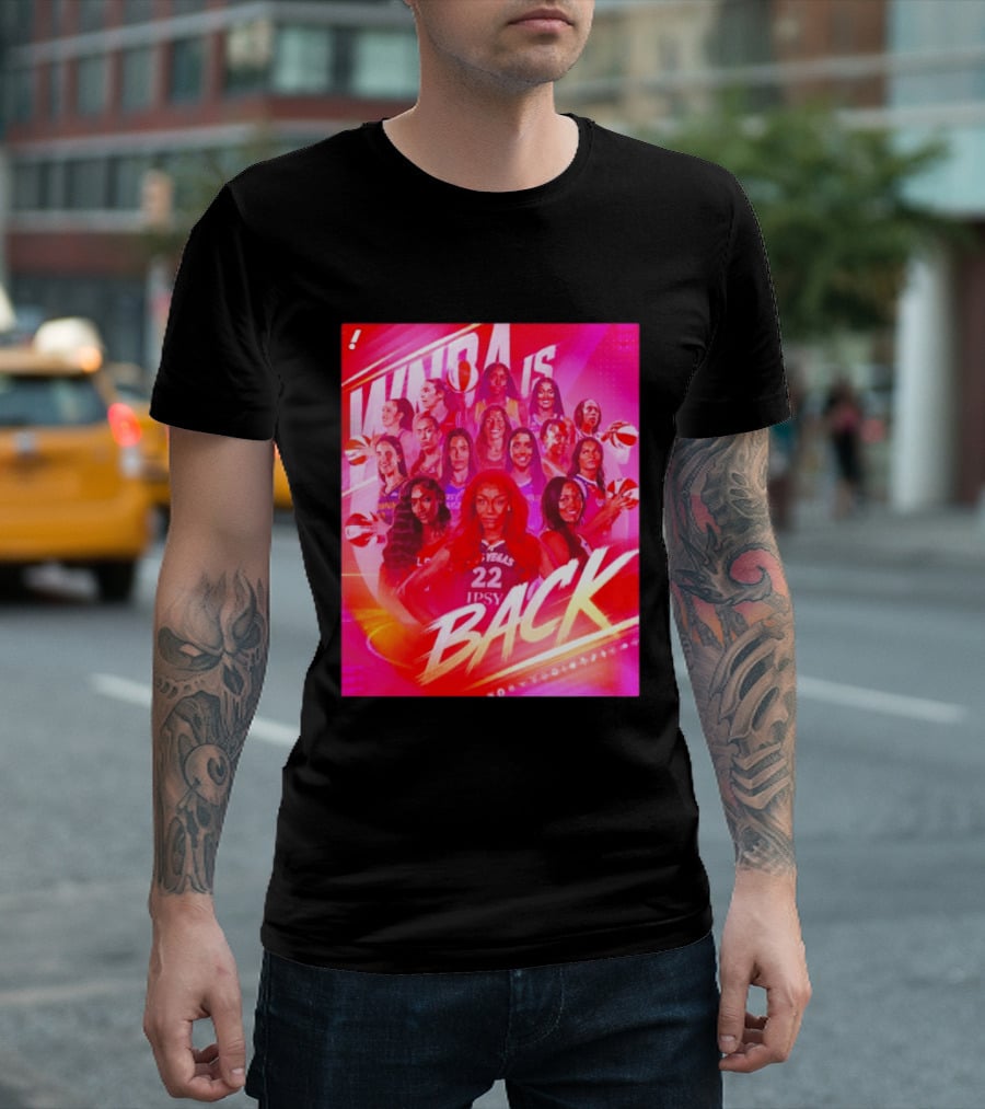 WNBA Is Back 30th Season Highlights Las Vegas Basketball Stars T-Shirt