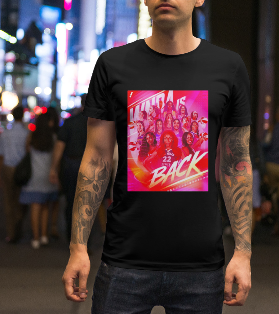 WNBA Is Back 30th Season Highlights Las Vegas Basketball Stars T-Shirt