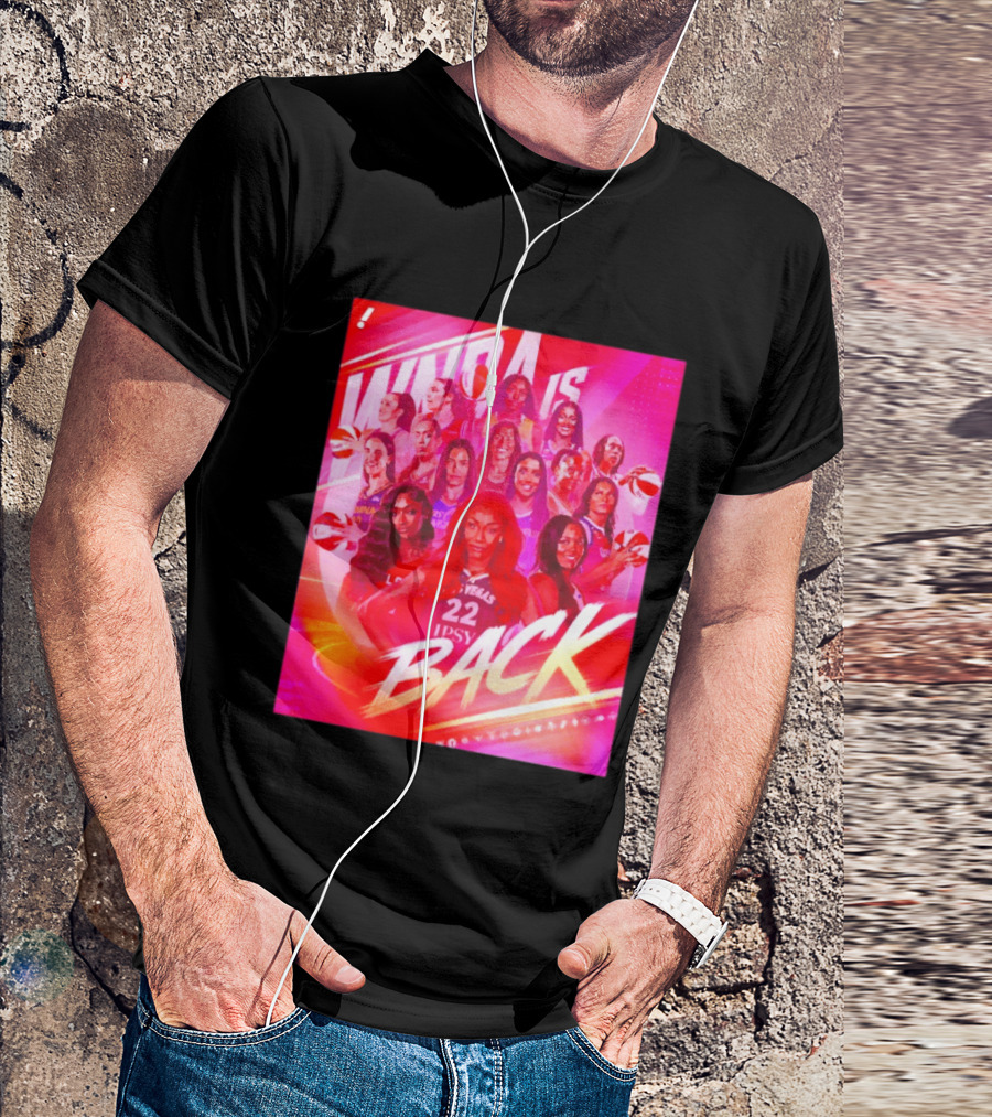 WNBA Is Back 30th Season Highlights Las Vegas Basketball Stars T-Shirt