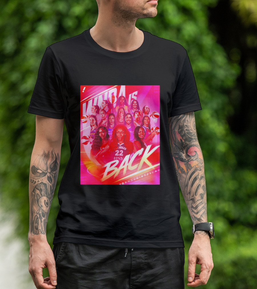 WNBA Is Back 30th Season Highlights Las Vegas Basketball Stars T-Shirt