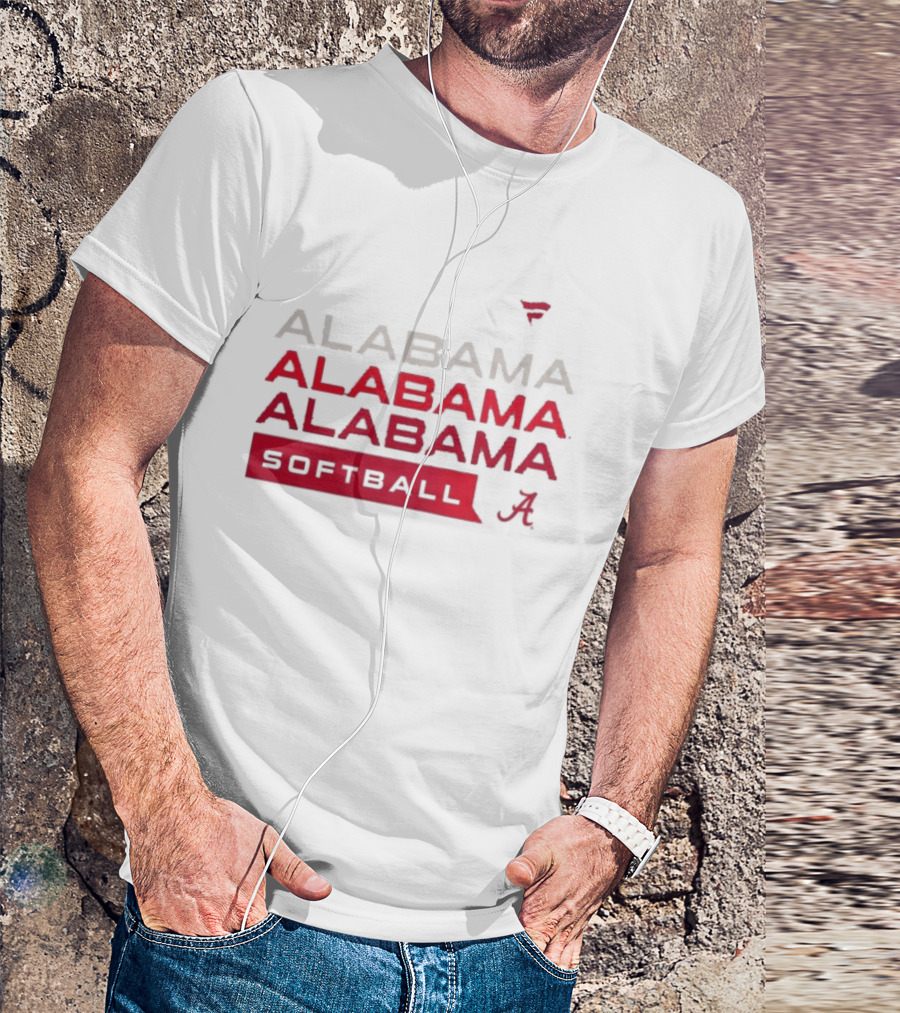 Alabama Crimson Tide Softball Fan Gear Tri Blend Hype T-Shirt