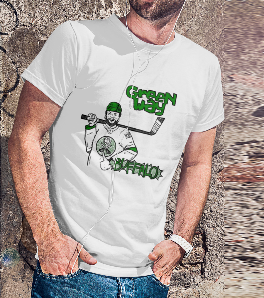 Green Way Hockey Buffalo Player T-Shirt