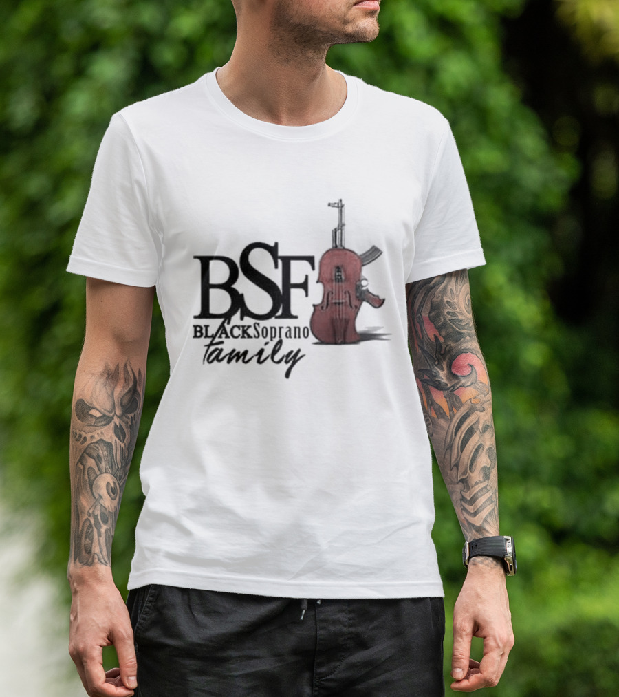 BSF Black Soprano Family Violin T-Shirt