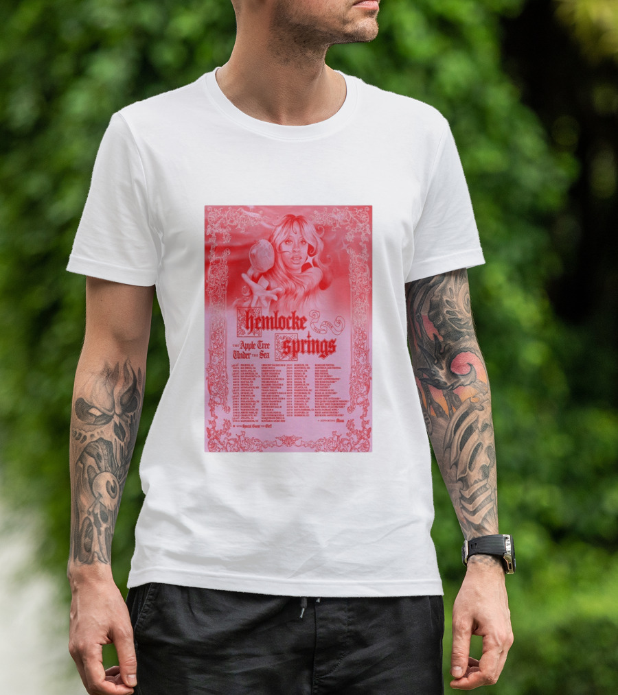Hemlocke Springs The Apple Tree Under The Sea Tour 2026 T-Shirt