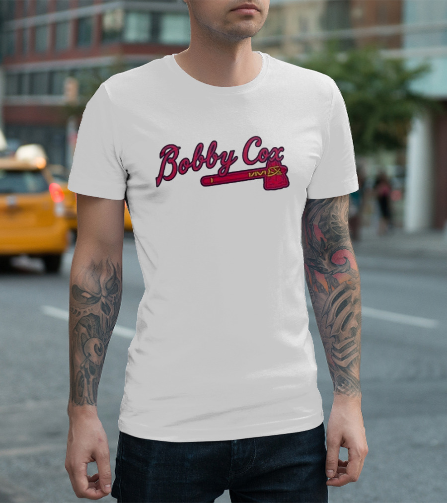 In Memory Of Bobby Cox Edition Baseball Tribute With Iconic Bat And Jersey T-Shirt