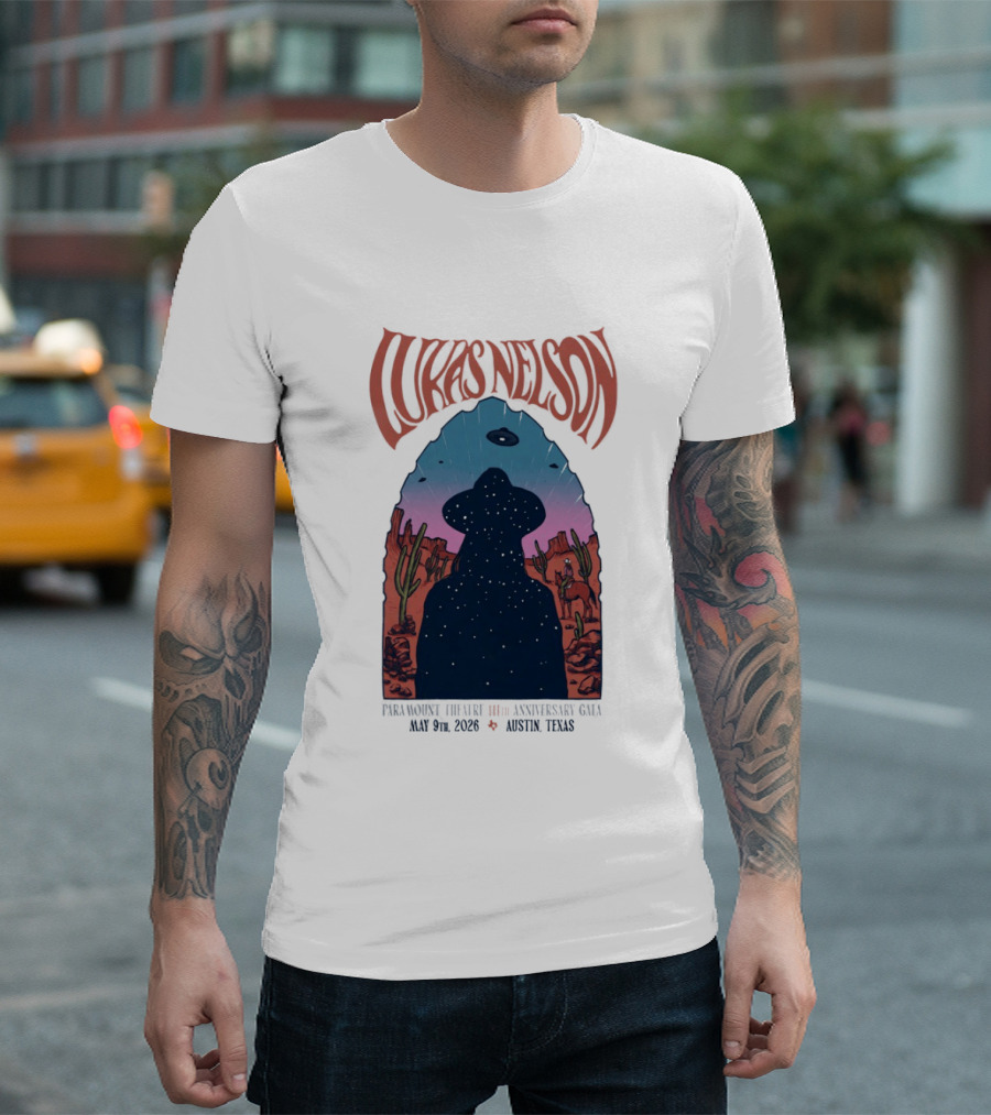 Lukas Nelson 60th Anniversary Show May 9 2026 Austin Texas T-Shirt