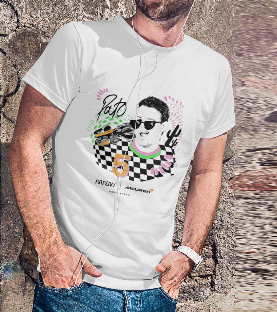 Pato Number 5 Arrow McLaren Racing T-Shirt