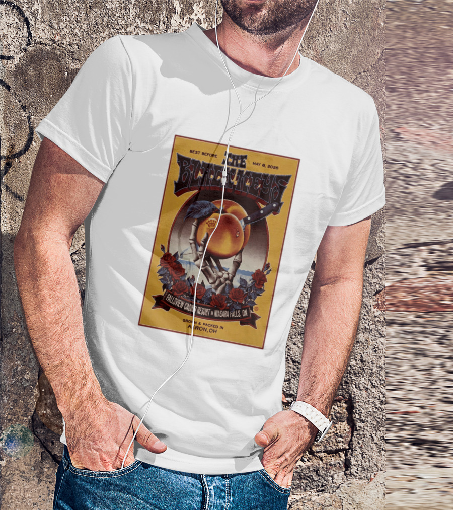 The Black Keys Fallsview Casino Resort Niagara Falls ON May 8 2026 Akron OH T-Shirt