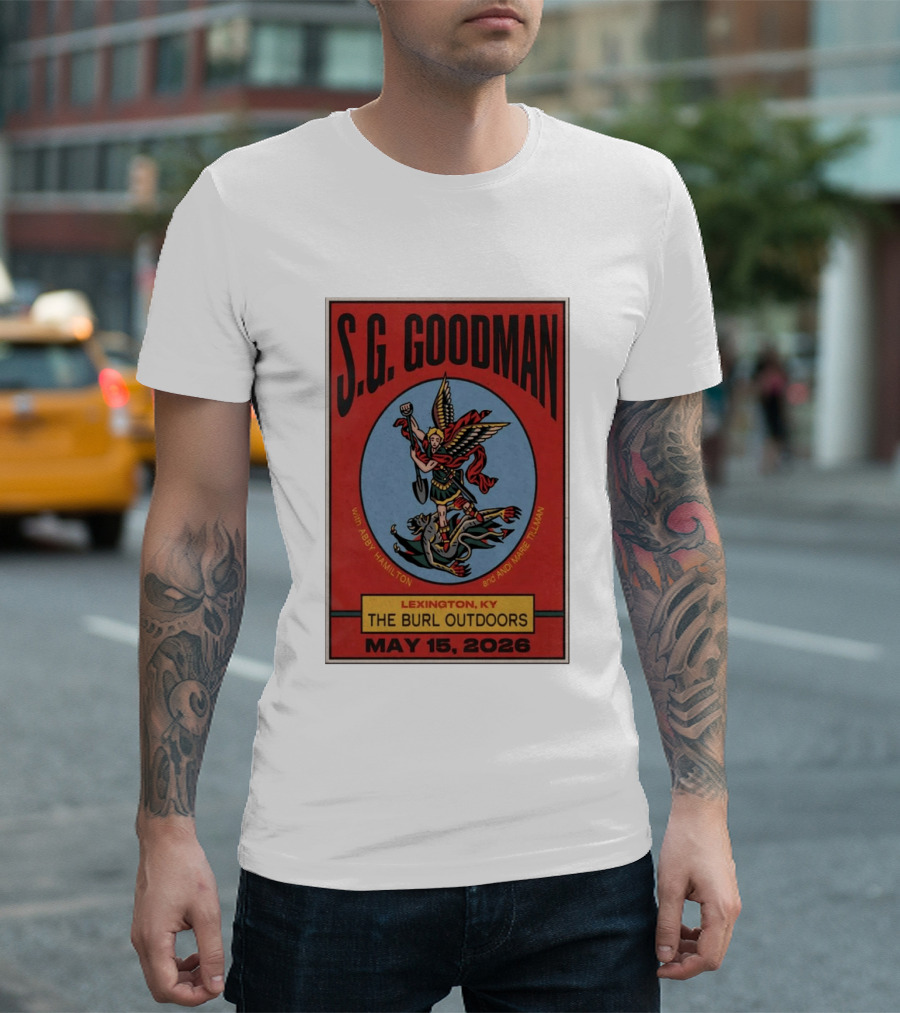 S.G. Goodman Lexington KY The Burl Outdoors May 15 2026 With Abby Hamilton And Marie TIllman T-Shirt