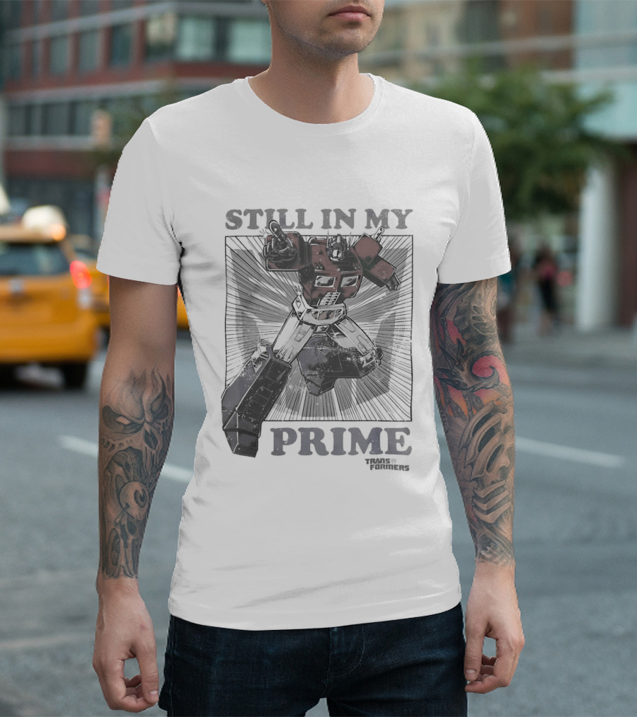 Still In My Prime Transformers Father's Day Dad T-Shirt
