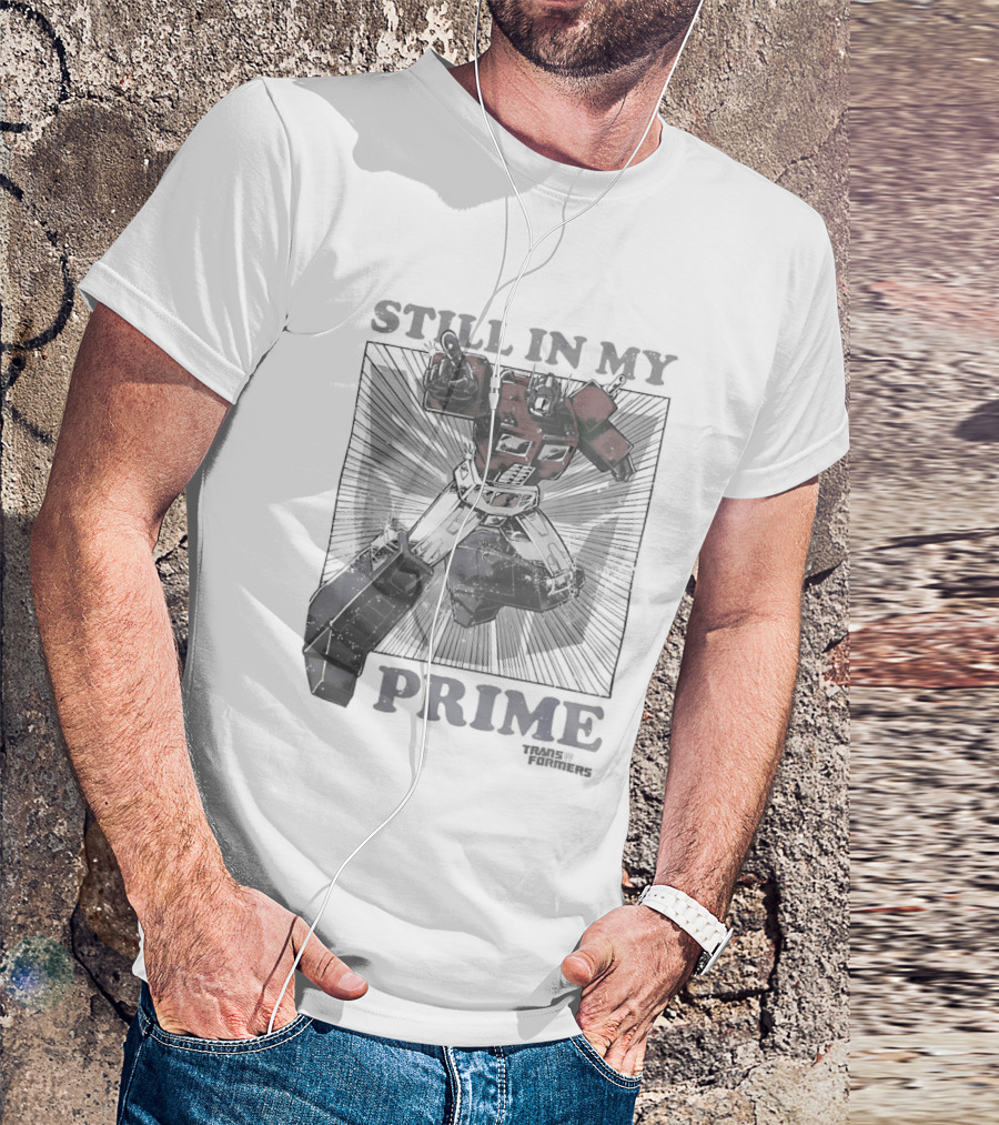 Still In My Prime Transformers Father's Day Dad T-Shirt