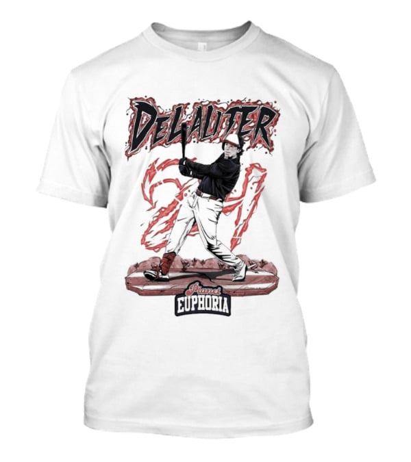 DeLauter Cosmic Euphoria Red Swing 21 T-Shirt