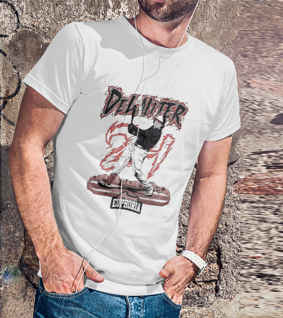 DeLauter Cosmic Euphoria Red Swing 21 T-Shirt