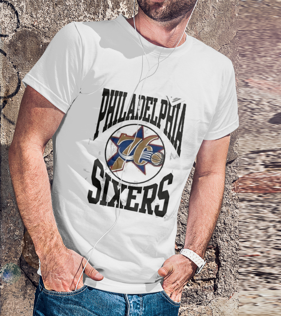 Philadelphia 76ers Rhiannon Ally Good Morning America Grey T-Shirt