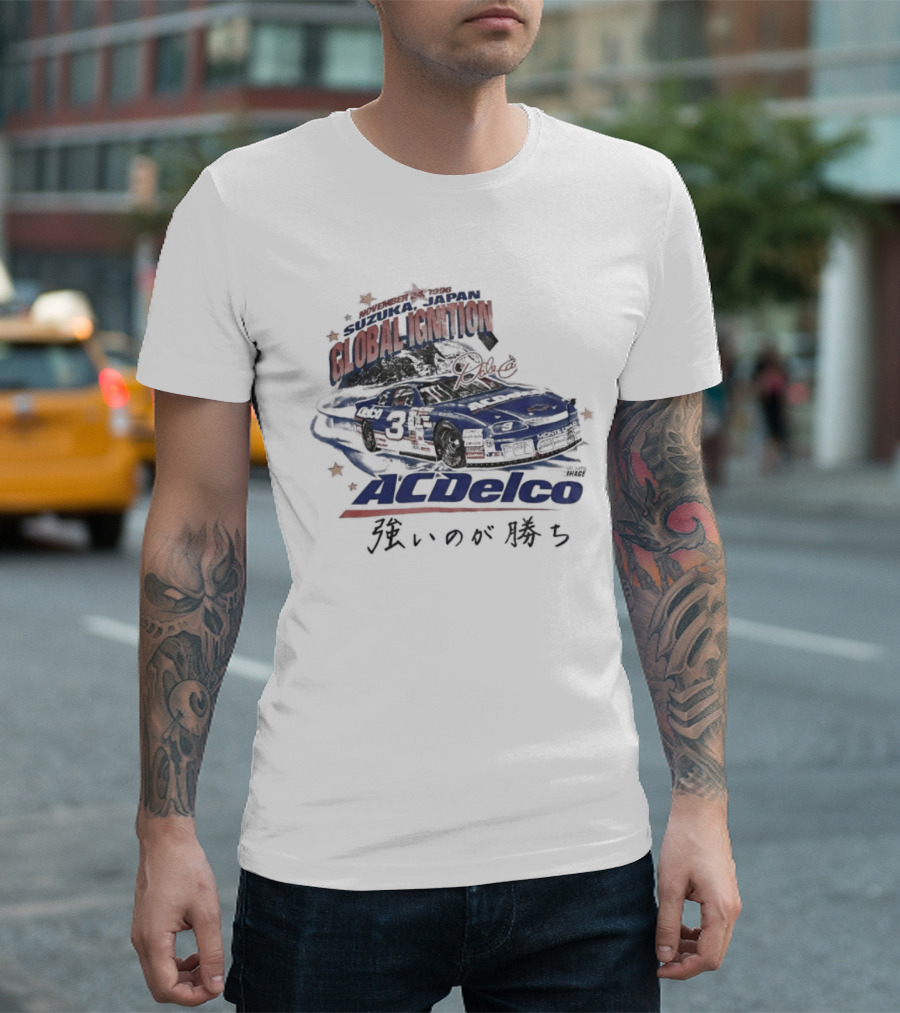 Dale Earnhardt ACDelco Global Ignition Japan Racing 1996 T-Shirt