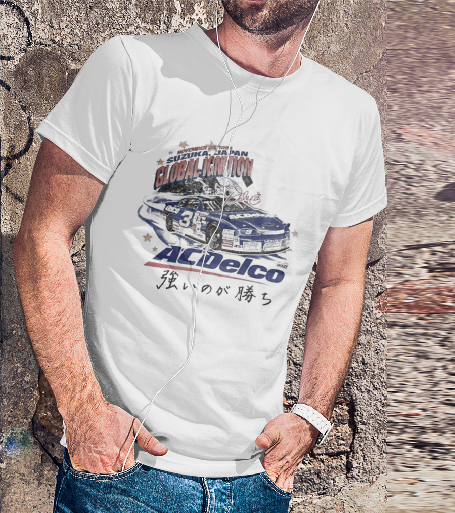 Dale Earnhardt ACDelco Global Ignition Japan Racing 1996 T-Shirt