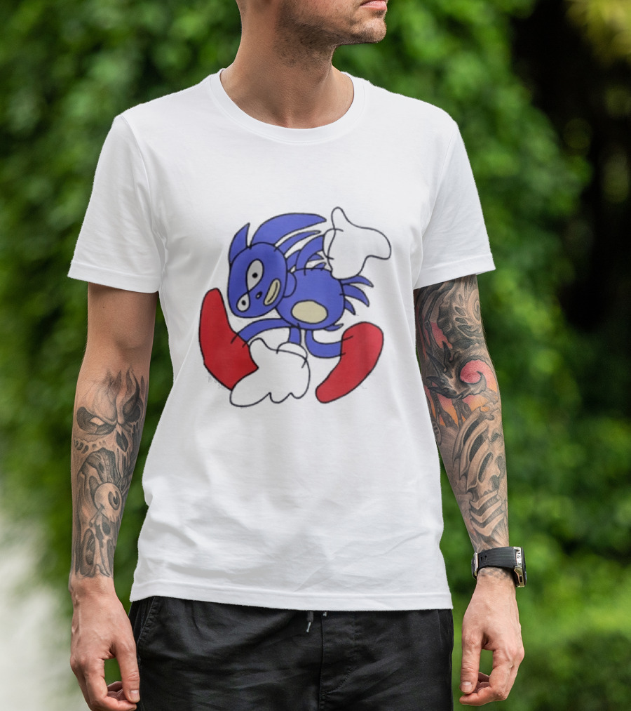 Sanic Hegehog Meme Sega T-Shirt