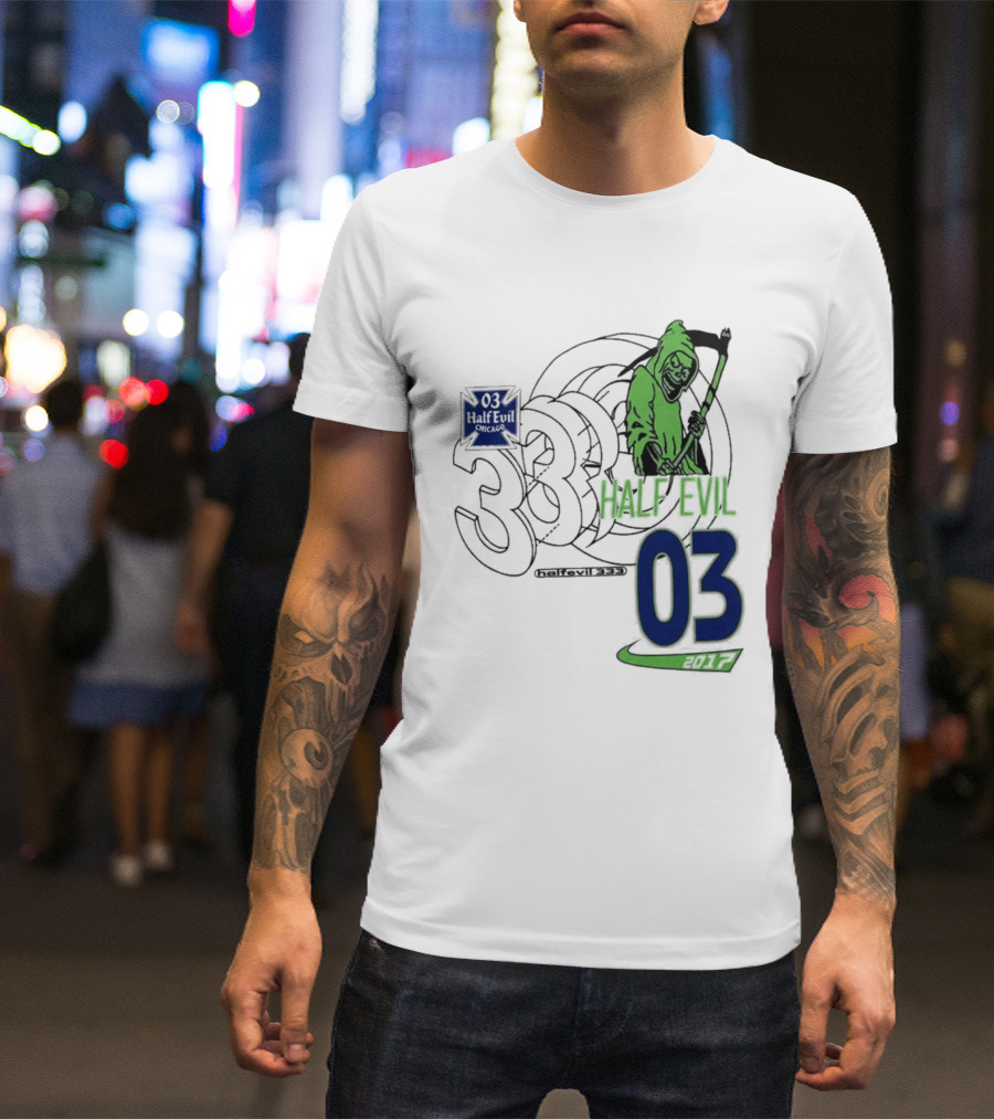 Halfevilco 333 Male Evil 03 Grim Reaper T-Shirt