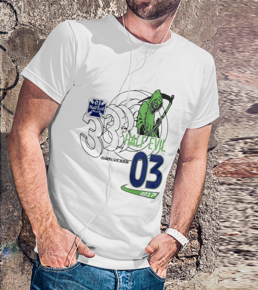 Halfevilco 333 Male Evil 03 Grim Reaper T-Shirt