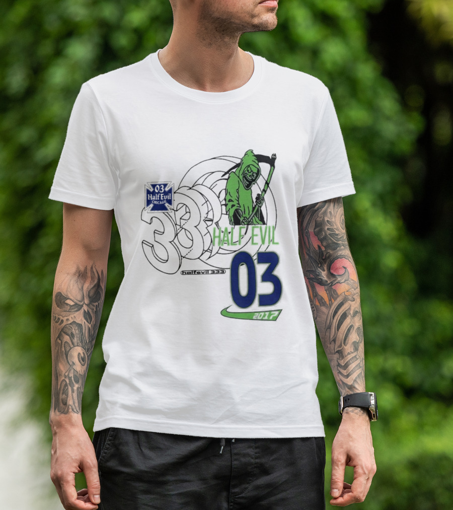 Halfevilco 333 Male Evil 03 Grim Reaper T-Shirt