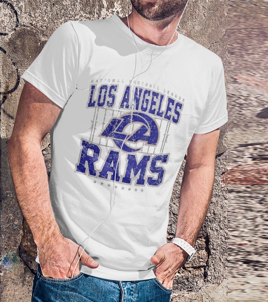 National Football League Los Angeles Rams Distressed Starter T-Shirt