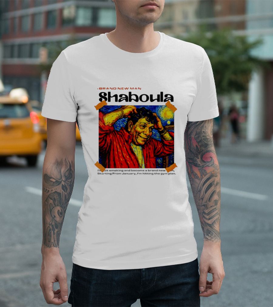 Van Gogh Style Shaboula Brand New Man T-Shirt