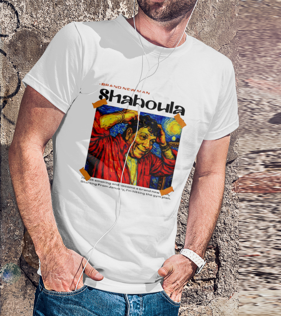 Van Gogh Style Shaboula Brand New Man T-Shirt