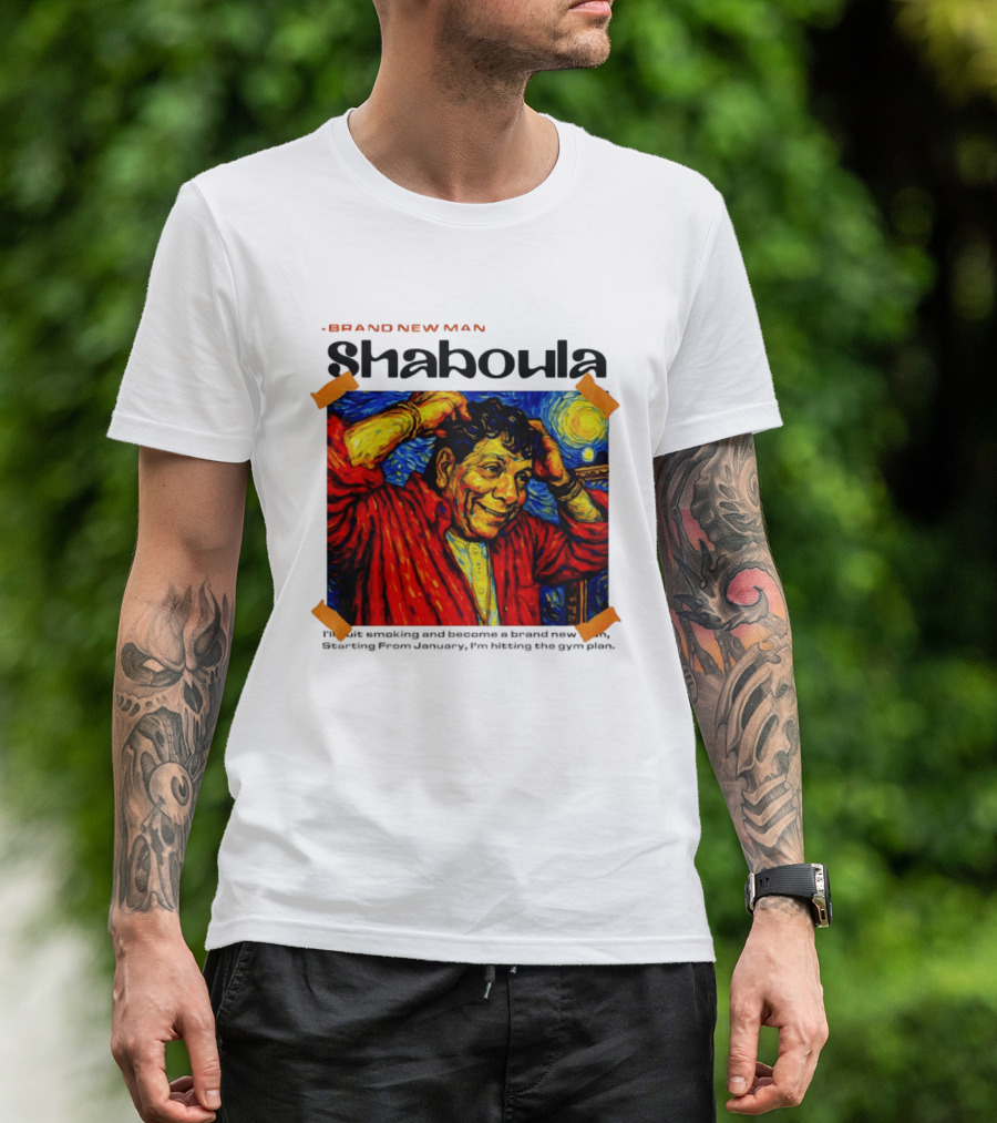 Van Gogh Style Shaboula Brand New Man T-Shirt