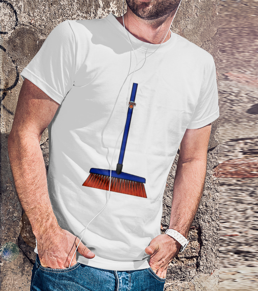 New York Knicks The Sweep 2026 Broom Basketball Fan Gear T-Shirt