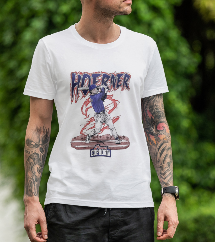 Hoerner The Blue Blaze Euphoria Baseball Player T-Shirt