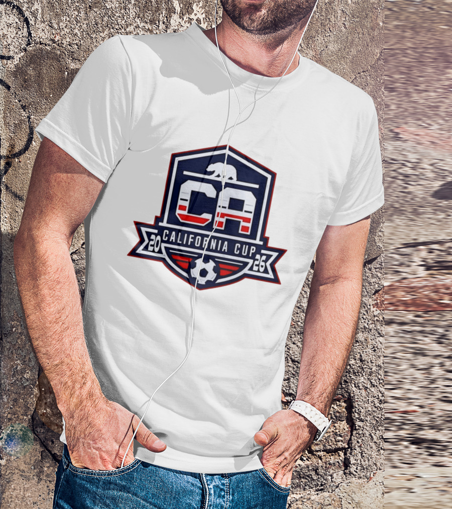 2026 California Cup Soccer CA Bear T-Shirt