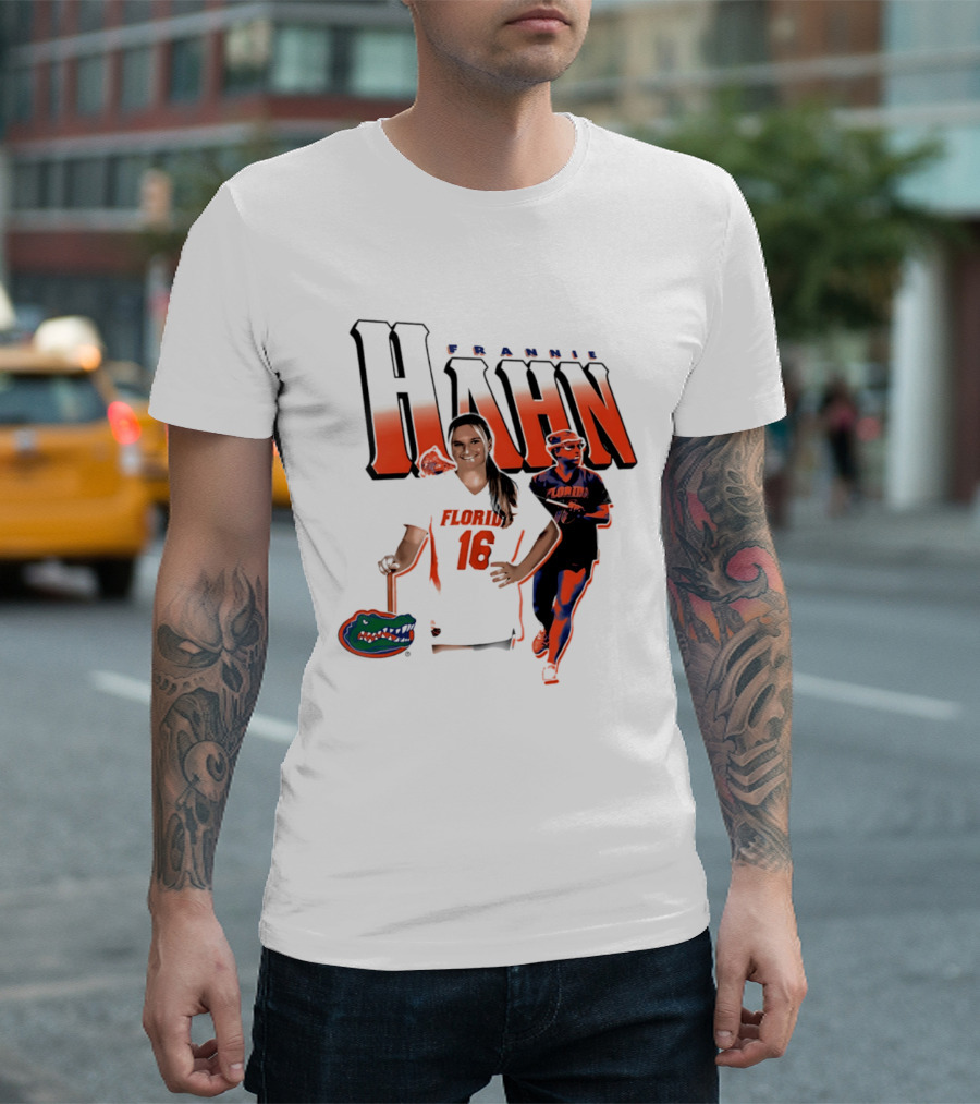 Florida Gators Lacrosse Frannie Hahn Number 16 Sports Team T-Shirt