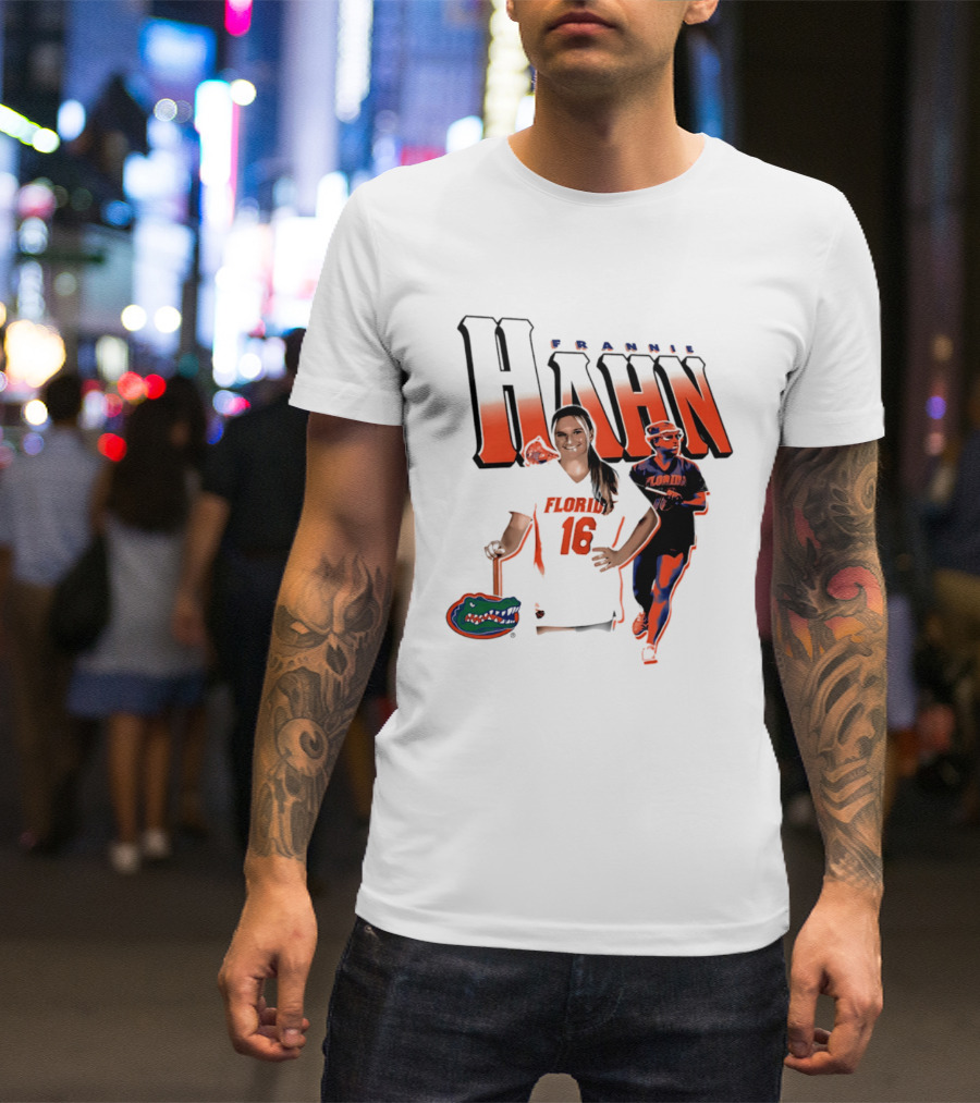 Florida Gators Lacrosse Frannie Hahn Number 16 Sports Team T-Shirt