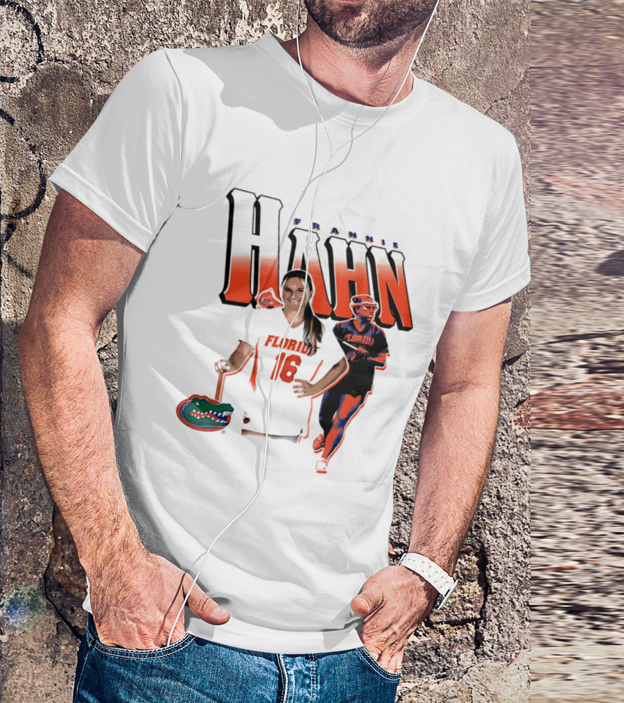 Florida Gators Lacrosse Frannie Hahn Number 16 Sports Team T-Shirt