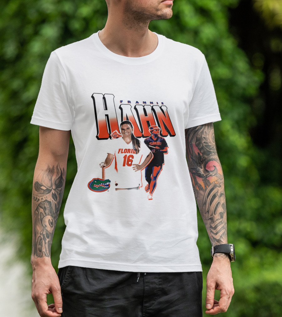 Florida Gators Lacrosse Frannie Hahn Number 16 Sports Team T-Shirt