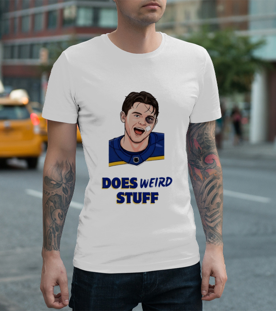 Jordan Binnington St. Louis Blues Does Weird Stuff T-Shirt
