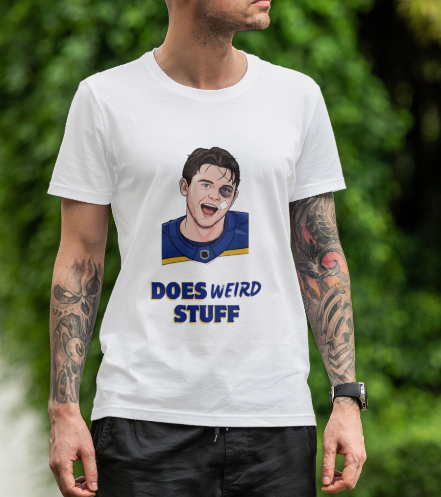 Jordan Binnington St. Louis Blues Does Weird Stuff T-Shirt
