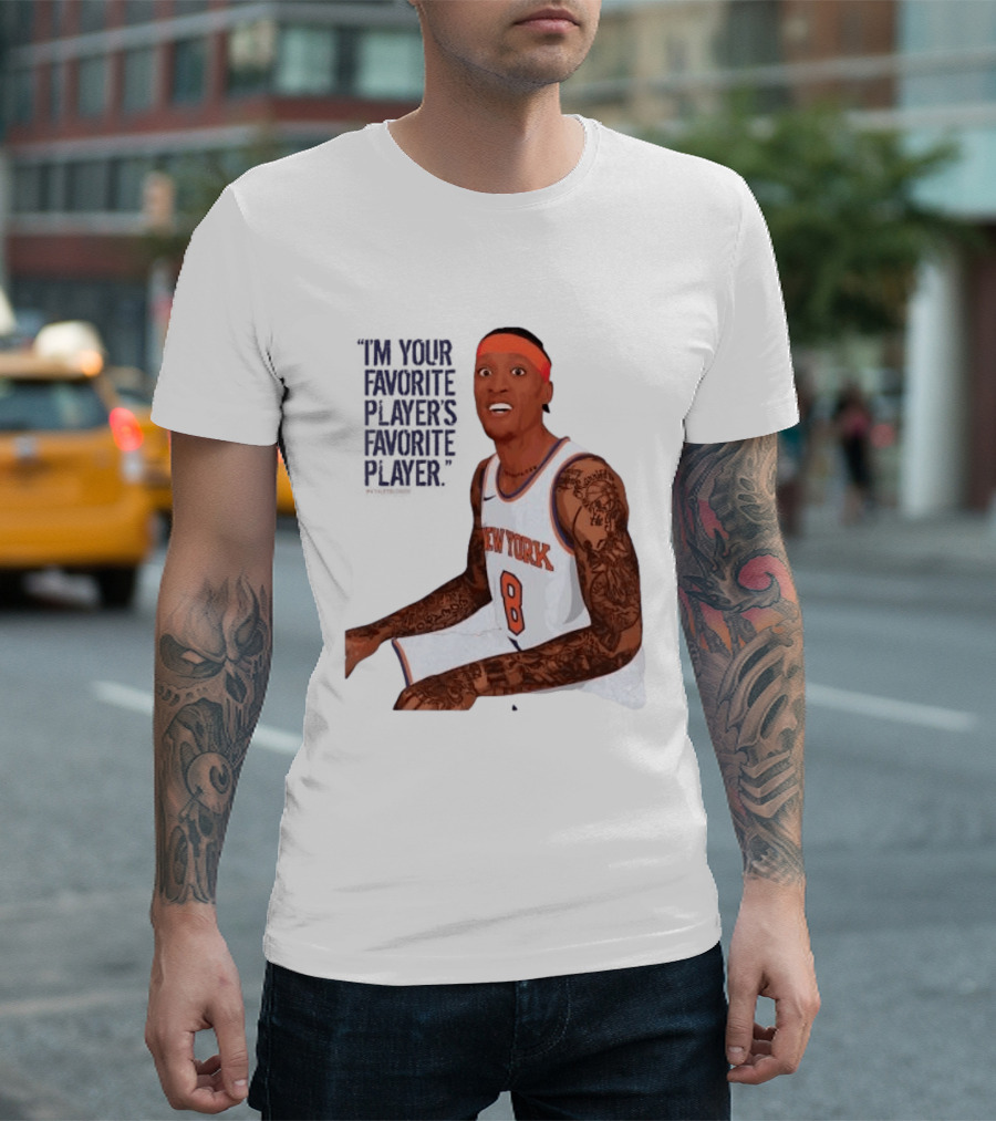 Michael Beasley I'm Your Favorite Player's Favorite Player New York Basketball 8 Tattoos T-Shirt