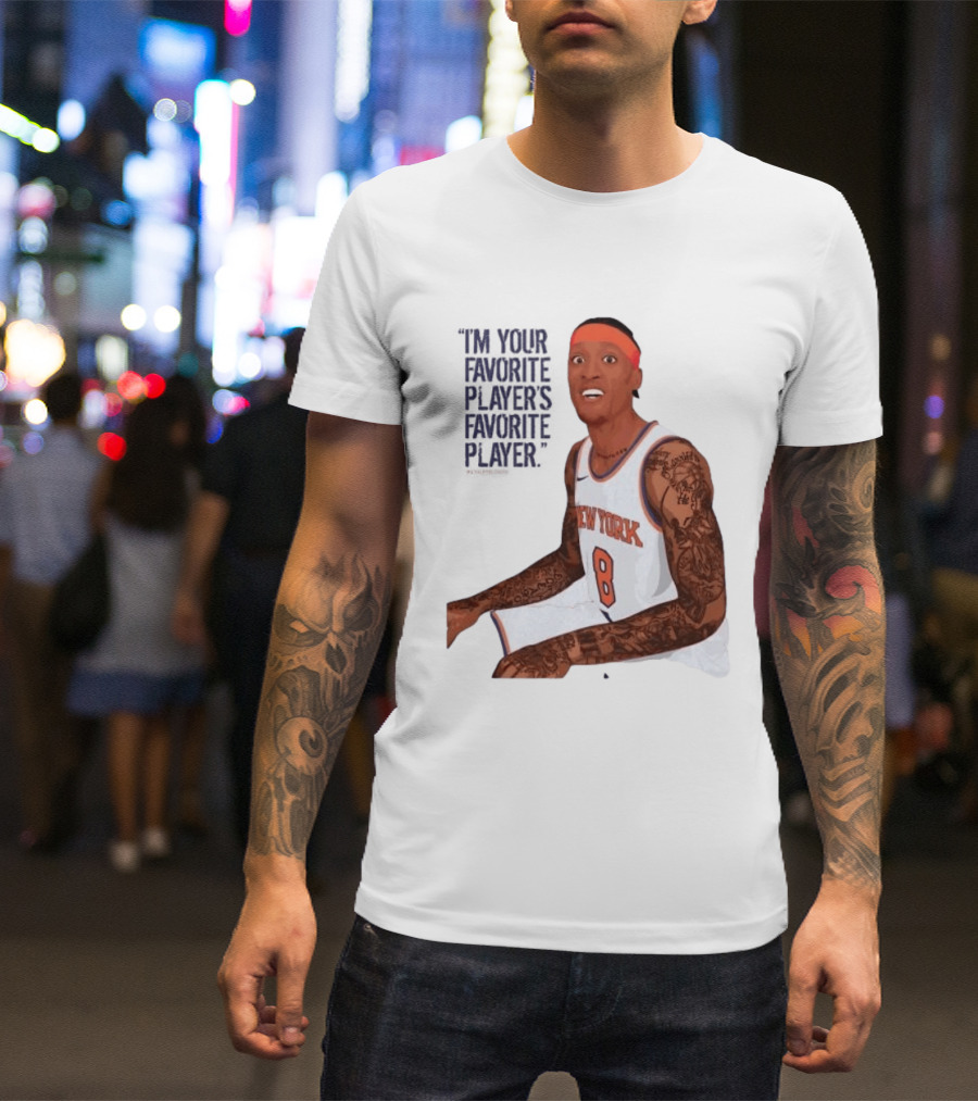 Michael Beasley I'm Your Favorite Player's Favorite Player New York Basketball 8 Tattoos T-Shirt