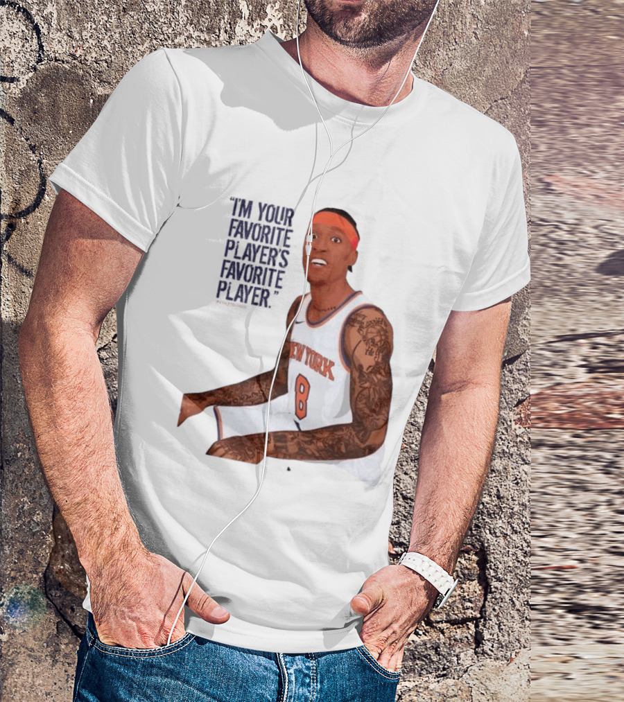 Michael Beasley I'm Your Favorite Player's Favorite Player New York Basketball 8 Tattoos T-Shirt