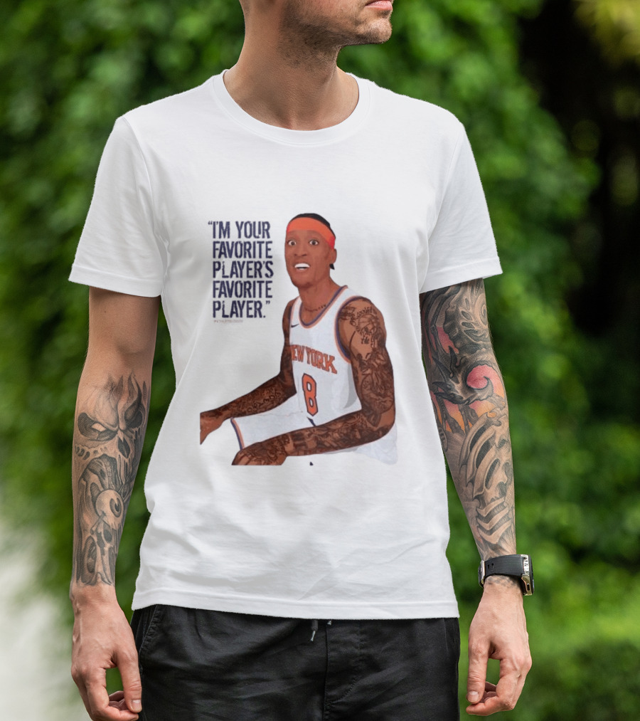 Michael Beasley I'm Your Favorite Player's Favorite Player New York Basketball 8 Tattoos T-Shirt