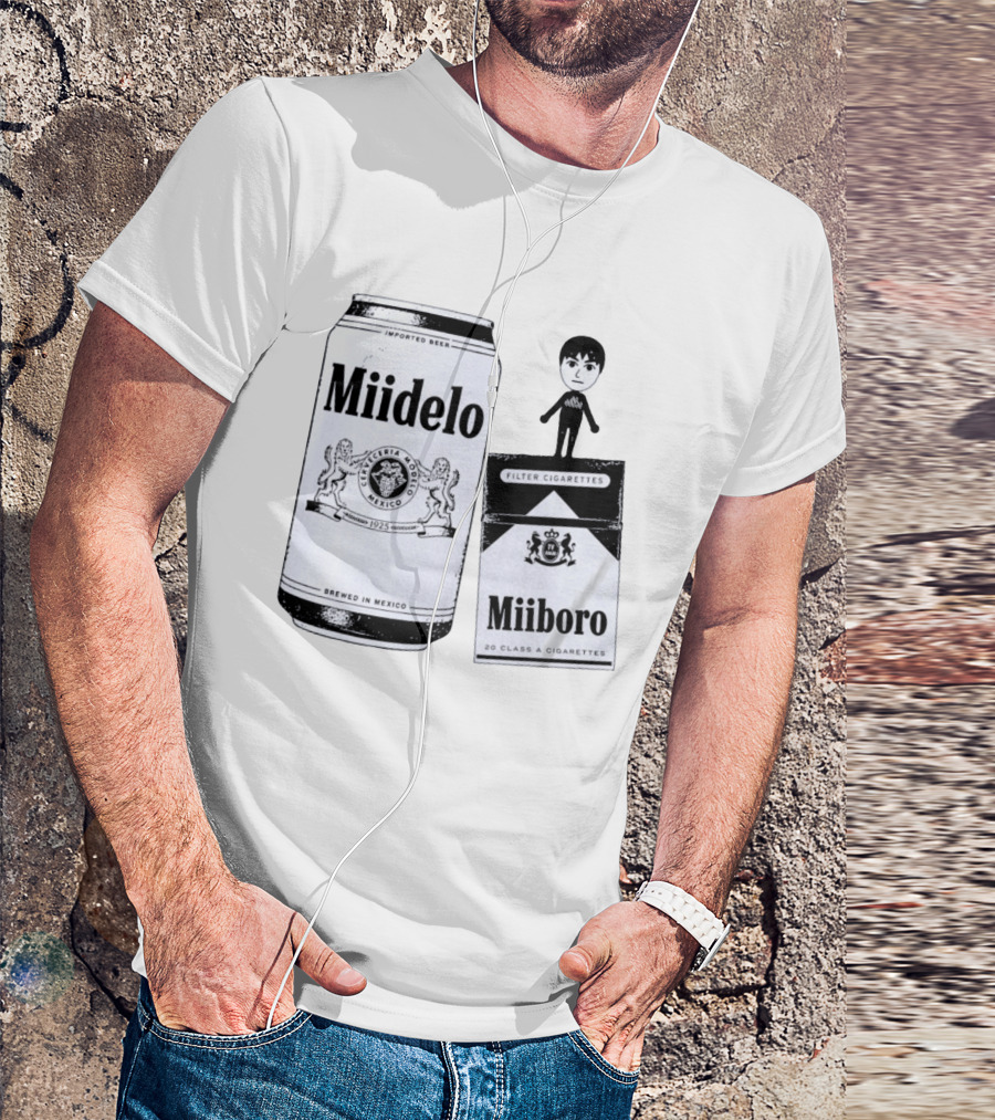 Miidelo Miiboro Tomodachi Life Mii Modelo Marlboro T-Shirt