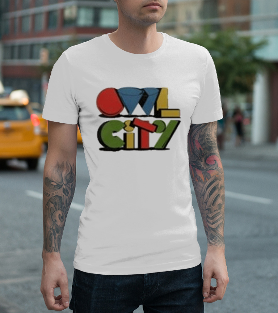 Owl City Colorful Synthpop Dreamscape T-Shirt