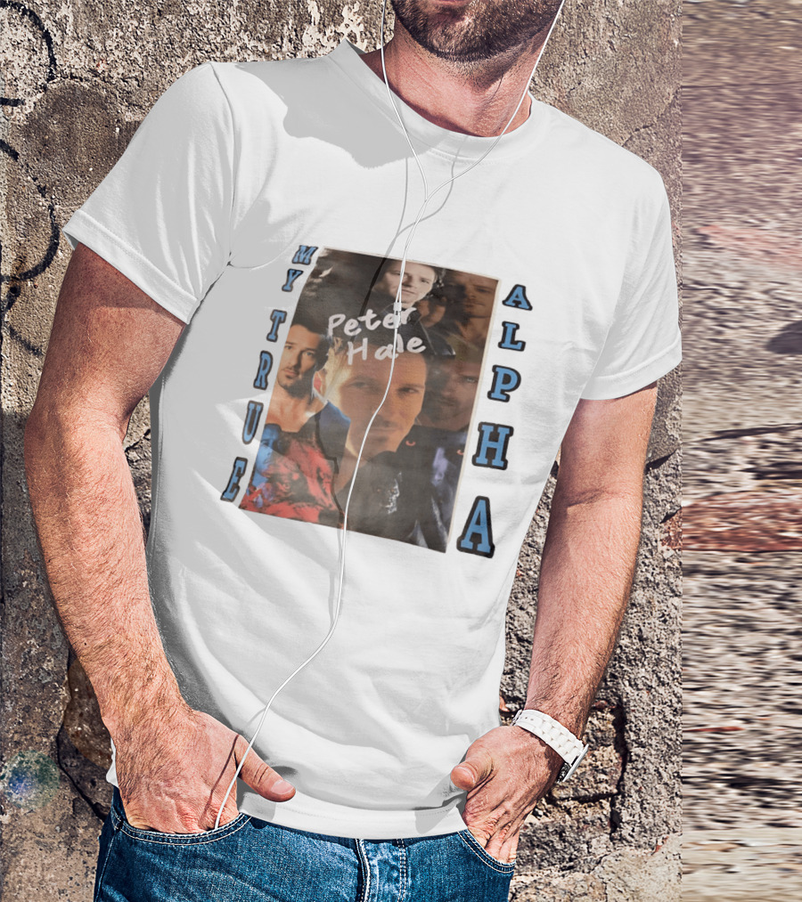 Peter Hale My True Alpha Collage With Photo Montage T-Shirt